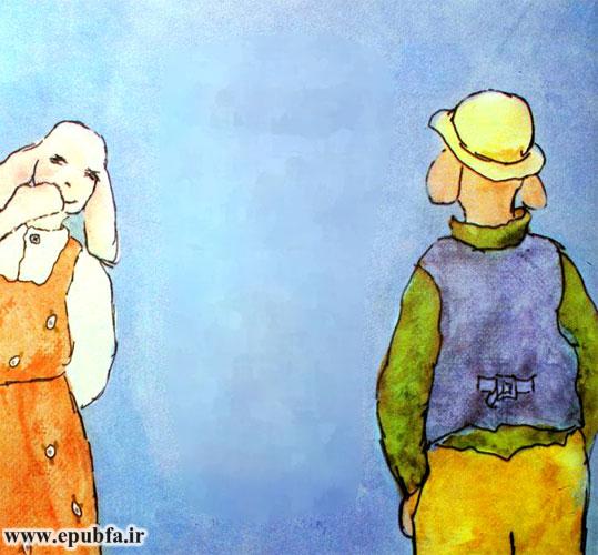 دختر گلفروش خندهکنان به خیاط گفت: «کفشهای من پای هرکدام از شما باشد مضحک به نظر نمیرسد